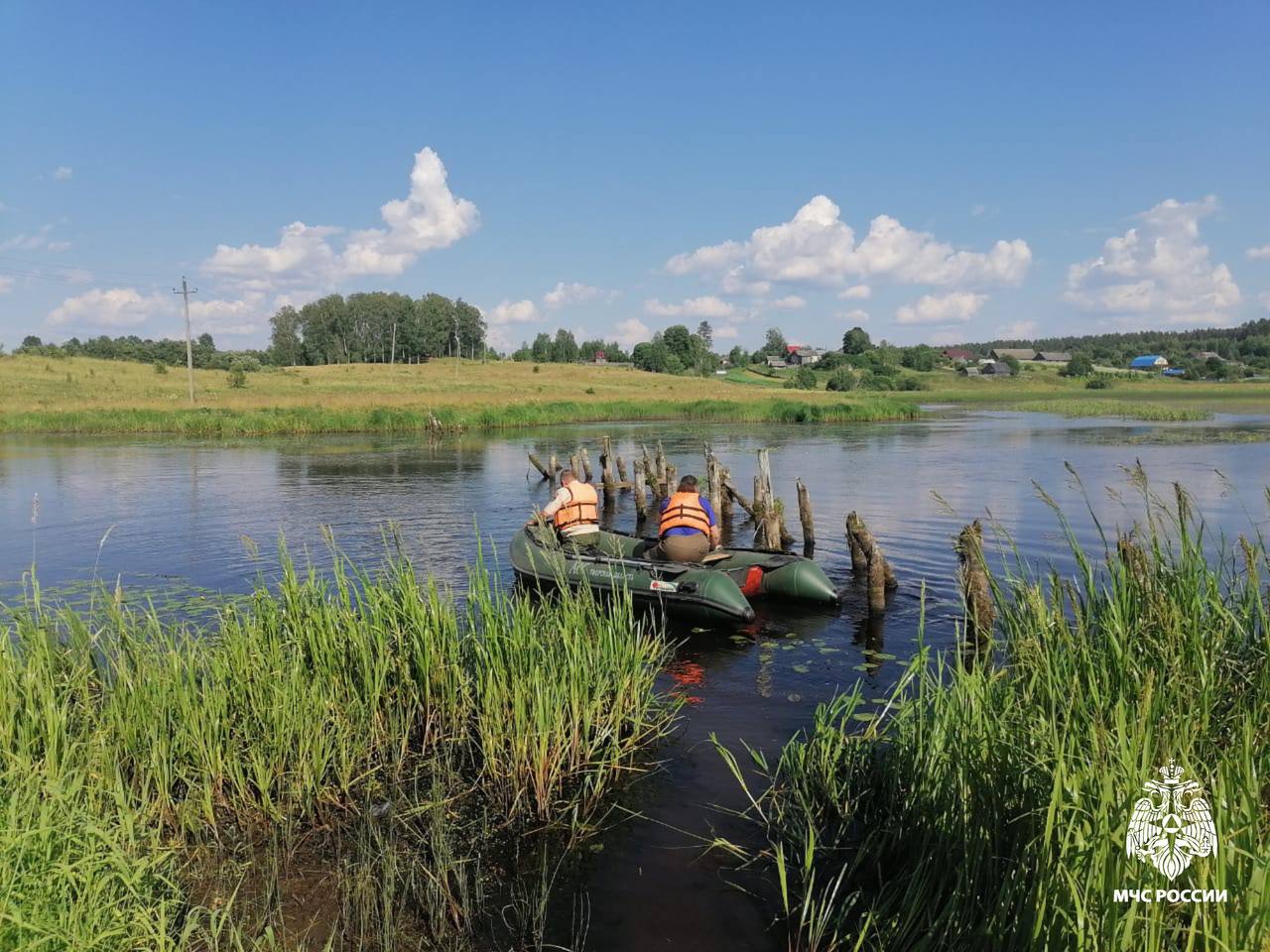 Под Вышним Волочком в Тверской области утонул 34-летний мужчина Фото: пресс-служба МЧС