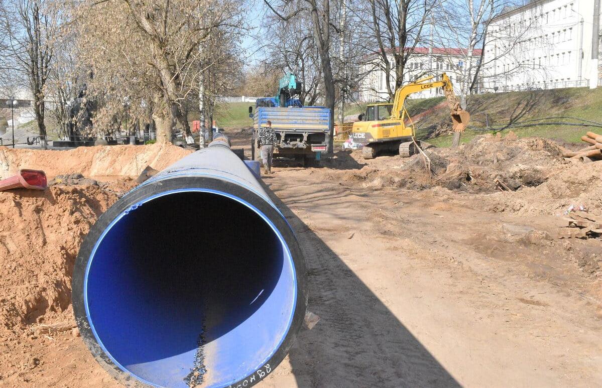 В центре Твери завершается строительство напорного трубопровода - новости Афанасий