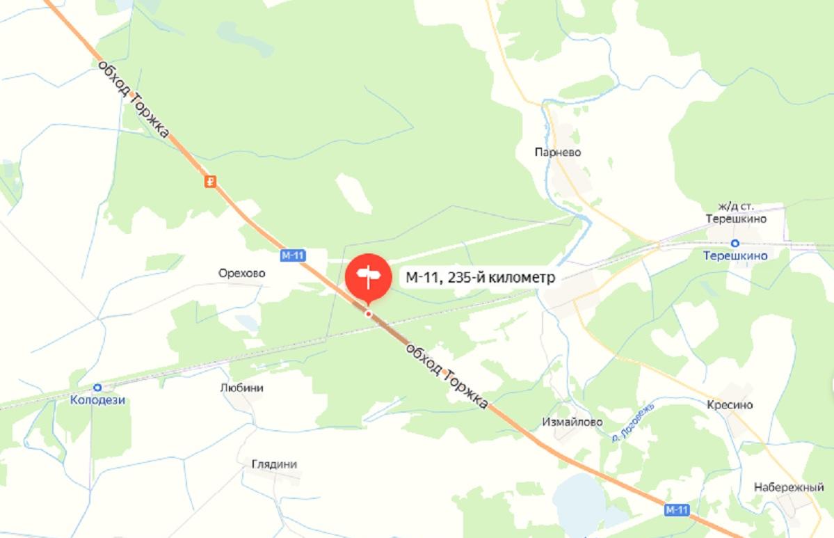 На М11 в Тверской области из-за ДТП перекрыто движение - новости Афанасий
