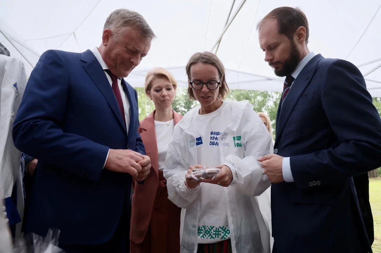 В Тверской области создали орнамент Бежецкого округа Фото: ООО «Газпром межрегионгаз» Сергей Густов