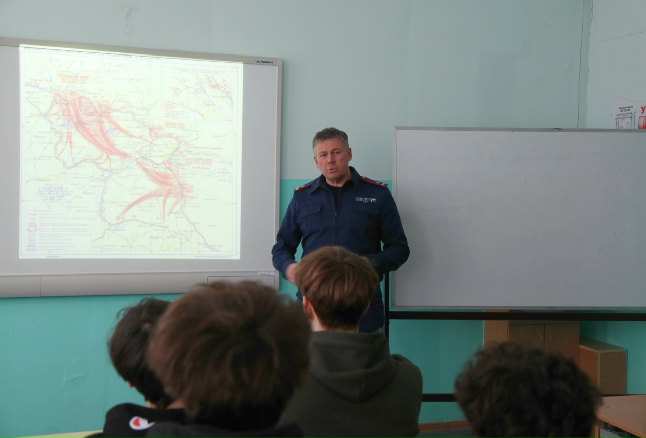 Следователь СК рассказал тверским школьникам о Сталинградской битве Фото: СУ СК РФ по Тверской области