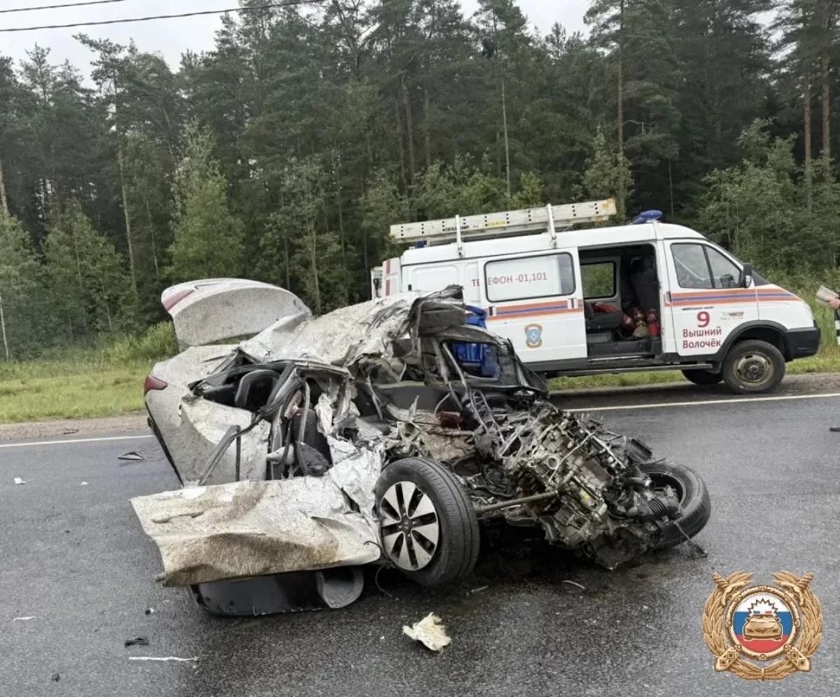 Четыре человека погибли в ДТП с грузовиком на М10 в Тверской области Фото: ГАИ, МЧС, прокуратура