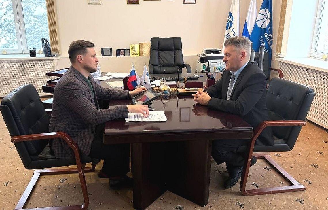 Вадим Юрченко и Рем Рихтер обсудили вопросы энергоснабжения Удомли Фото: Евгения Ахапкина