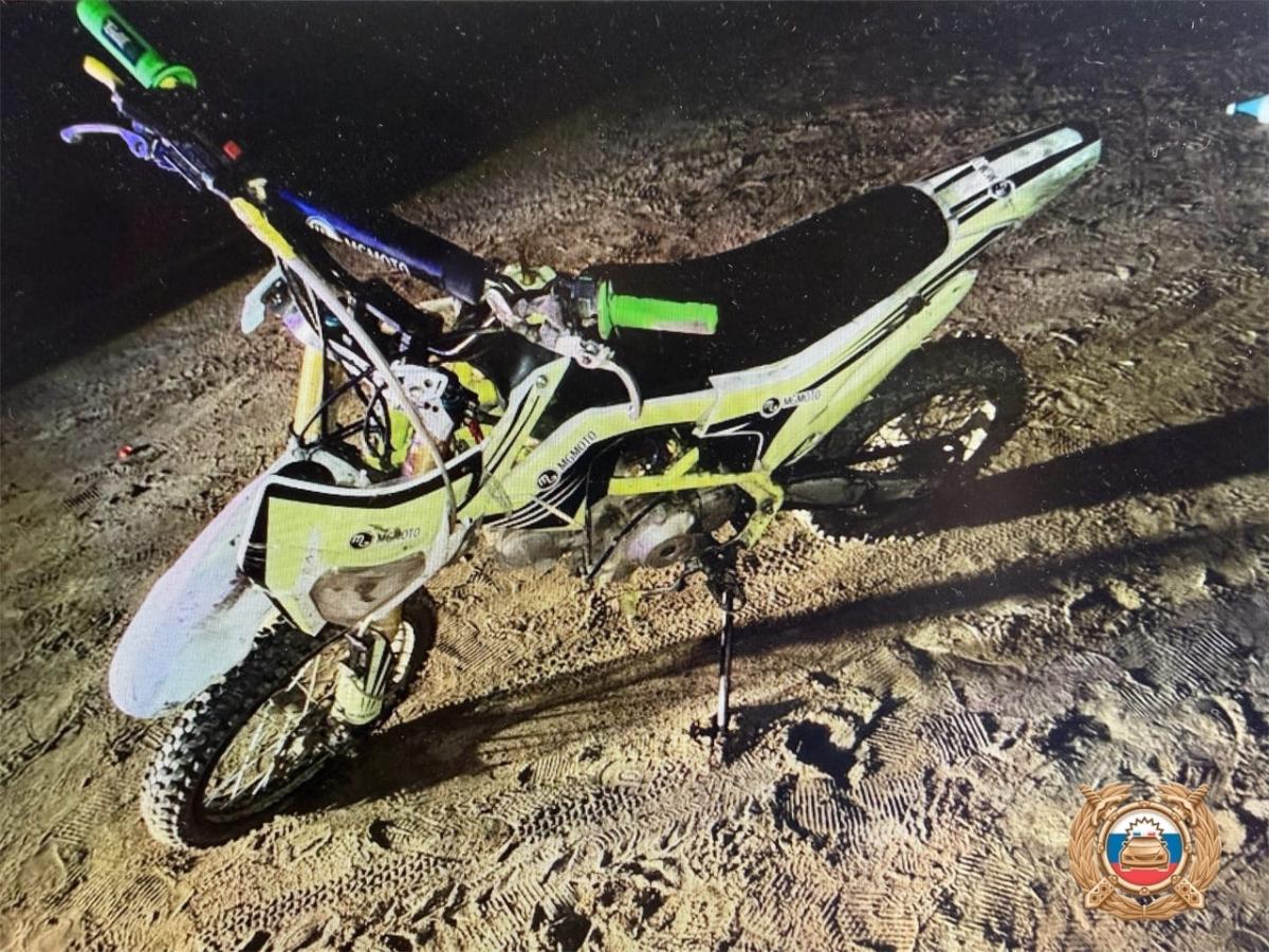 13-летнего питбайкера доставили в ДОКБ Твери после ДТП  Фото: Бежецкая Госавтоинспекция