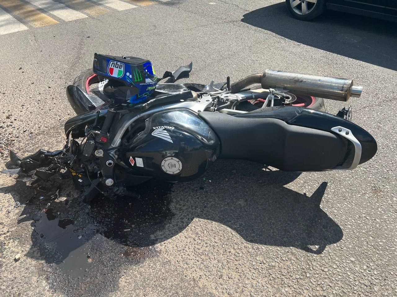 В Твери участником ДТП вновь стал мотоциклист без прав Фото: Отдел Госавтоинспекции МВД России по городу Твери