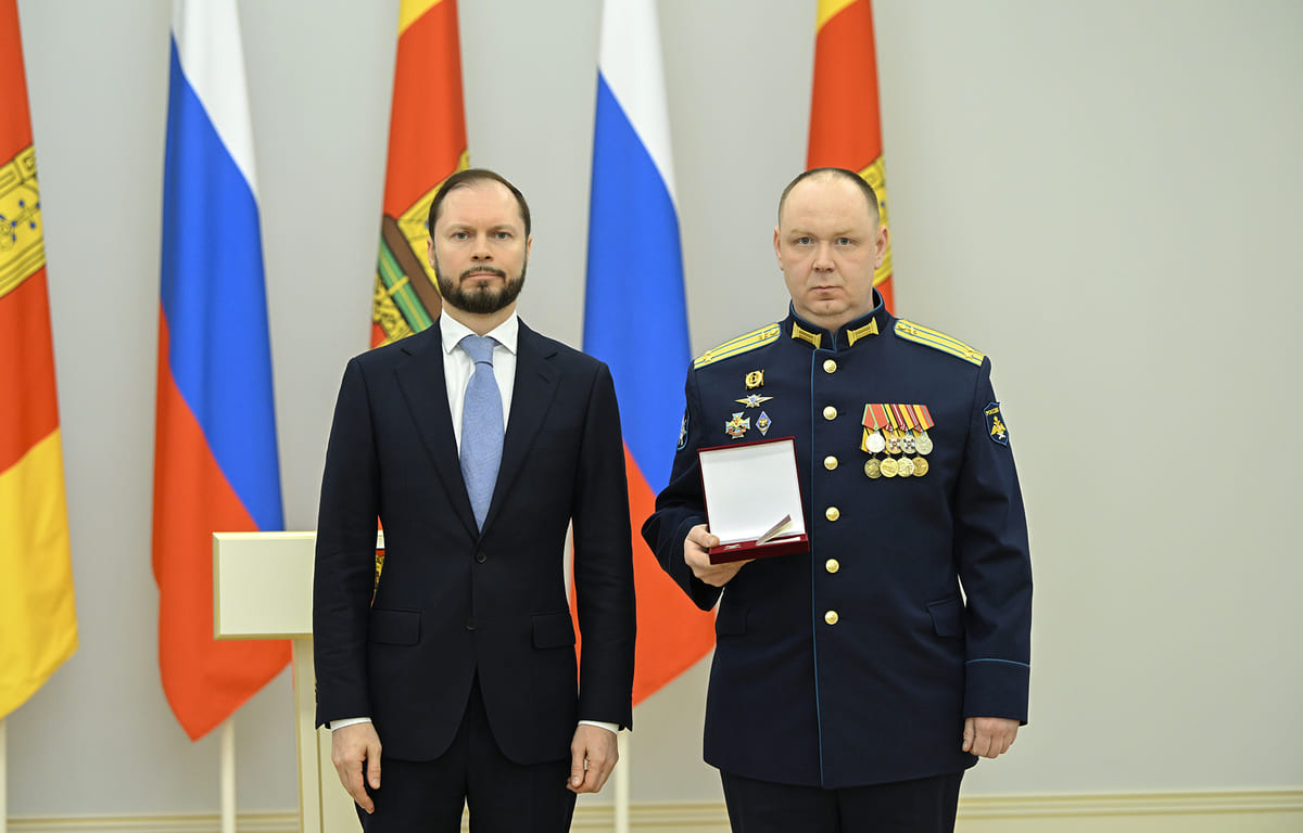 Накануне 23 февраля врио губернатора вручил госнаграды жителям Тверской области Фото предоставлено правительство Тверской области