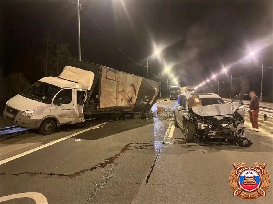 Пенсионер устроил ДТП с пострадавшим на трассе М10 в Тверской области Фото: Управление Госавтоинспекции по Тверской области