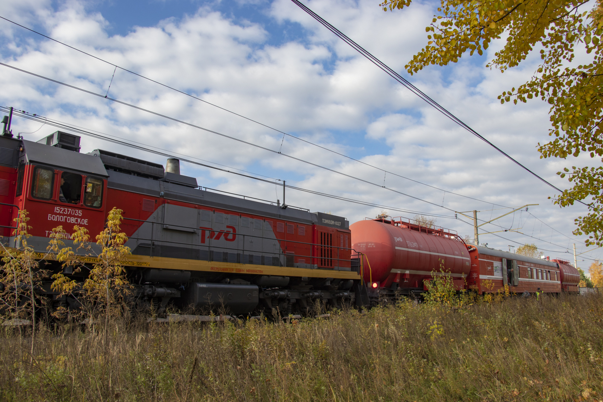 Под Удомлей в Тверской области с рельсов сошел вагон грузового поезда Фото: архив Afanasy.biz
