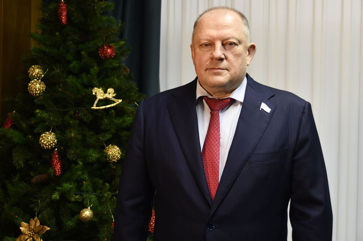 Новогоднее поздравление председателя Законодательного Собрания Тверской области Сергея Голубева Фото предоставлено ЗС Тверской области