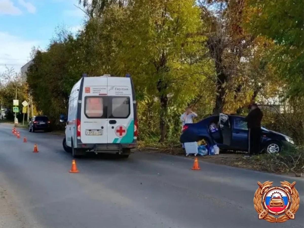 В Торжке пострадала молодая автомобилистка Фото: ГАИ