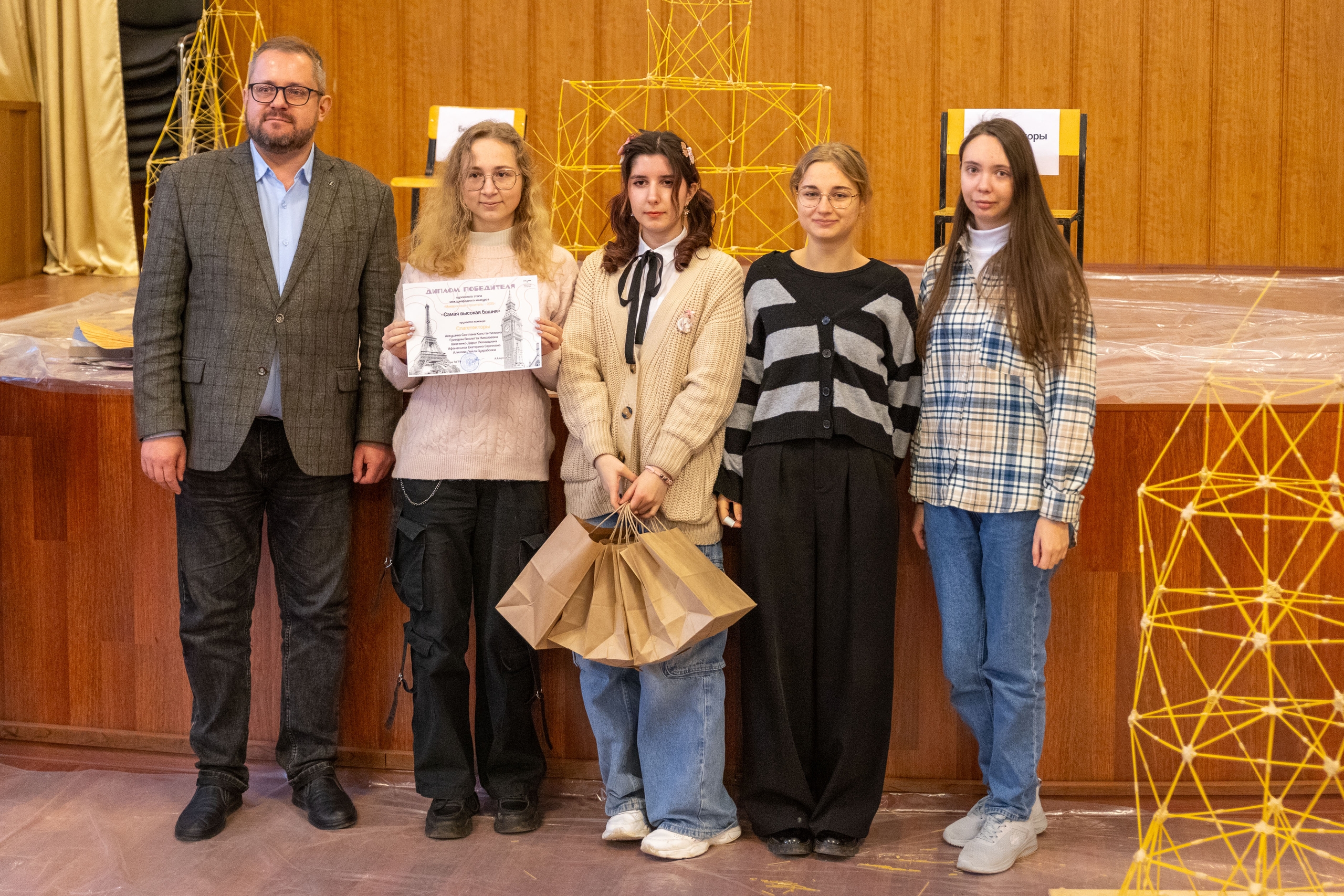 В Тверском Политехе подвели итоги конкурса «Макаронный строитель-2025» 