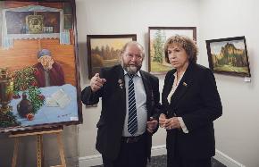 В Твери открыта выставка уроженца Нелидово Владимира Абрамовича «От пейзажа - до портрета»  - новости Афанасий