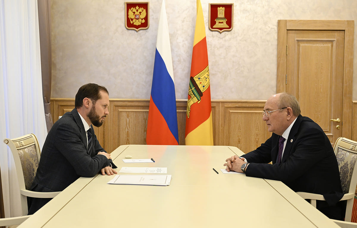 Виталий Королев и Виталий Маркелов обсудили газификацию Тверской области Фото предоставлено правительством Тверской области