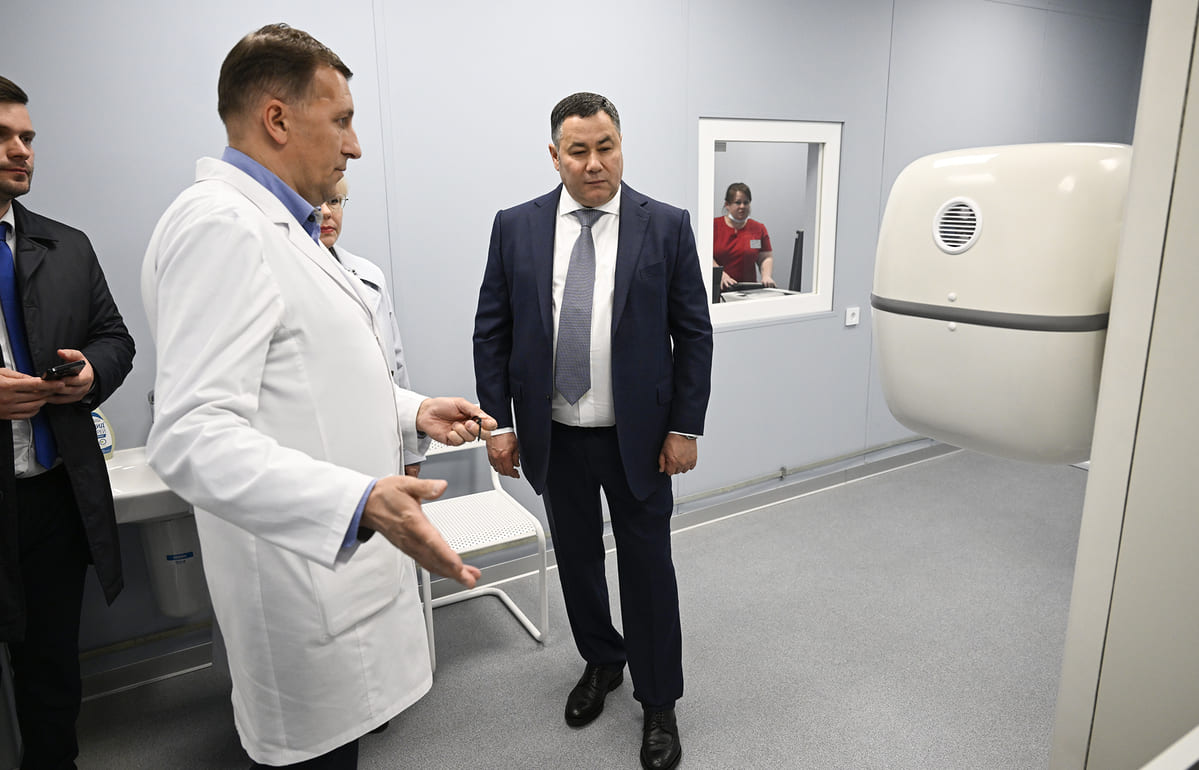 Губернатор Игорь Руденя осмотрел после ремонта Эммаусскую врачебную амбулаторию Фото предоставлено правительством Тверской области