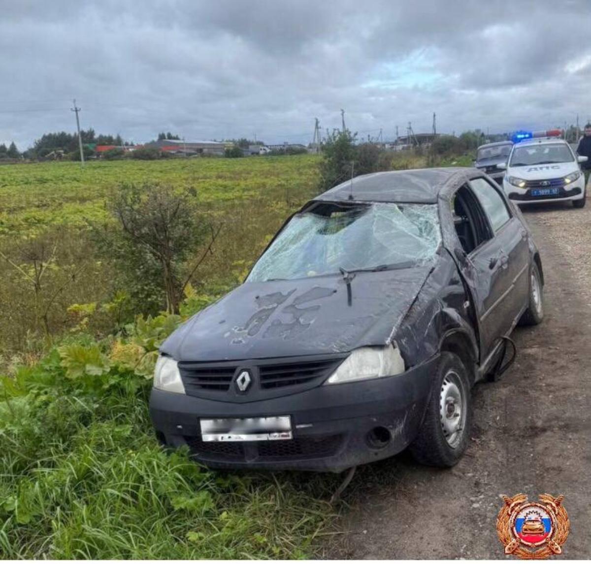 В Тверской области пострадавшая в ДТП женщина не справилась с управлением  Фото: ГАИ