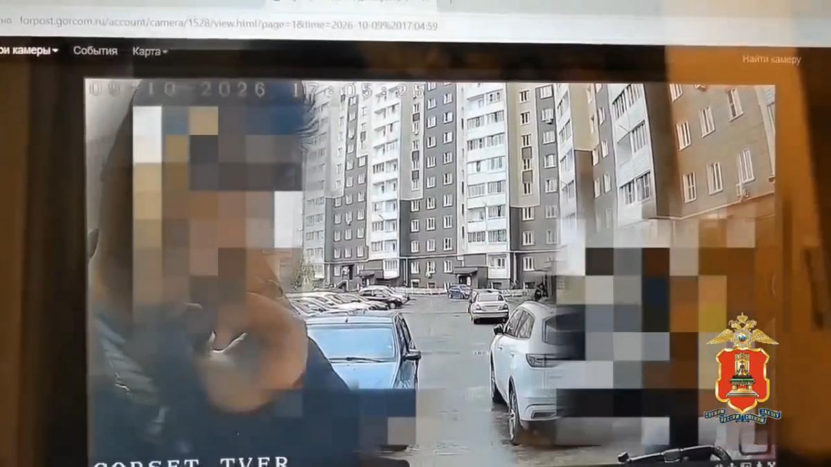 Двое подростков ограбили хозяйку квартиры на бульваре Гусева в Твери Видео: УМВД Тверской области