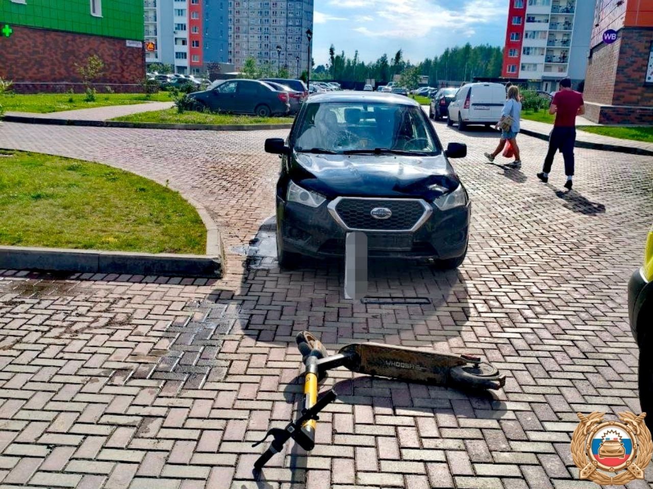 В Твери в ЖК «Волга Лайф» сбили девятилетнего самокатчика