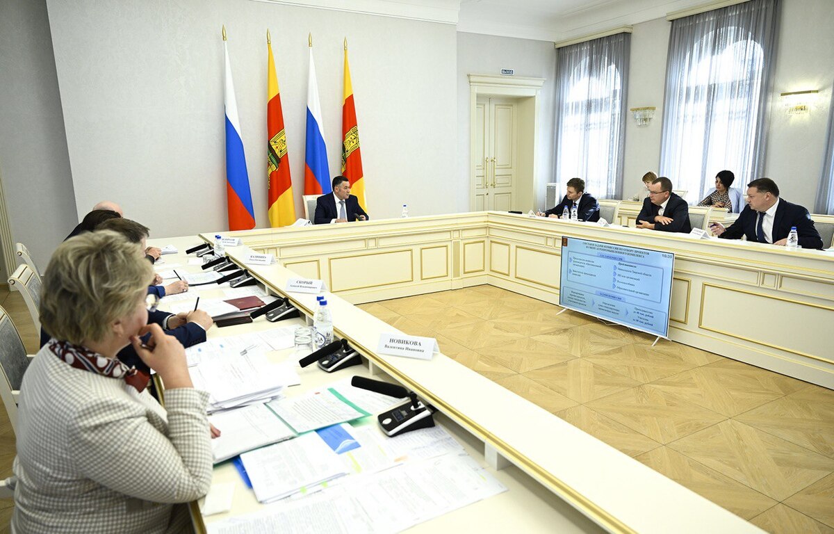 Губернатор Игорь Руденя провёл заседание президиума правительства Тверской области