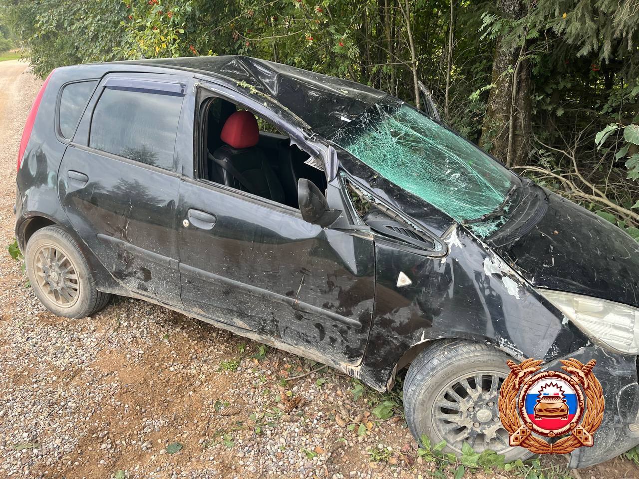 Пассажирка пострадала в ДТП под Торжком  Фото: Управление Госавтоинспекции по Тверской области