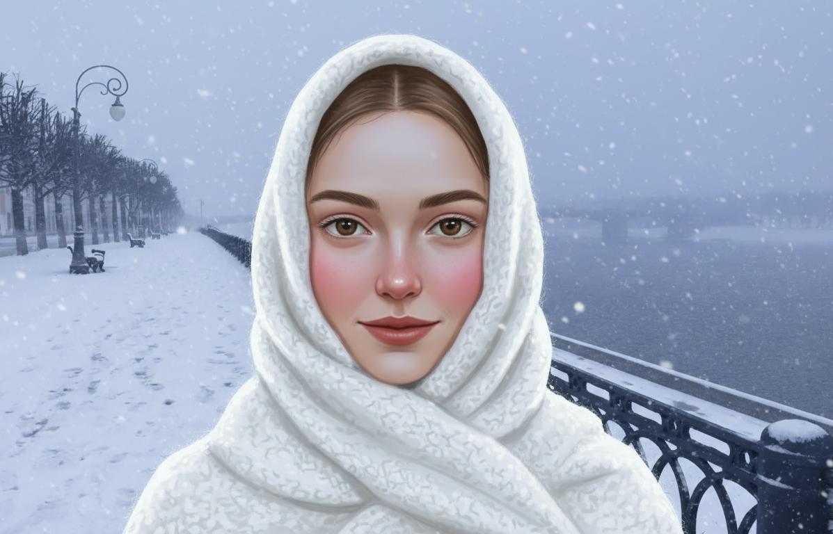 Примерим белое пальто в 2026? Фото: автор рубрики Ольга Гулина
 Фото на главной сгенерировано нейросетями по архивной фотографии редакции