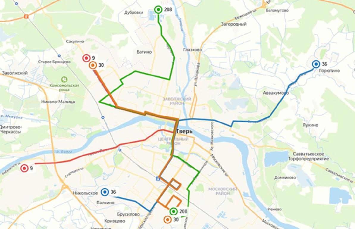 В новогоднюю ночь в Твери будут ходить автобусы - новости Афанасий