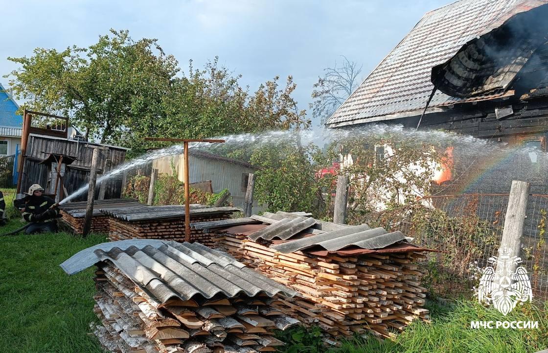 В Торжке горел частный дом - новости Афанасий