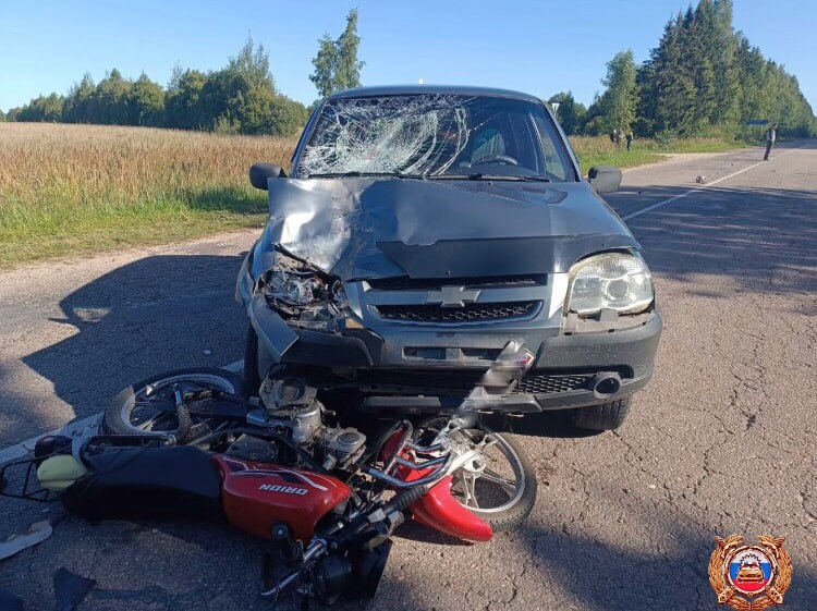 Под Рамешками в Тверской области в ДТП погиб водитель мопеда Фото: ГАИ