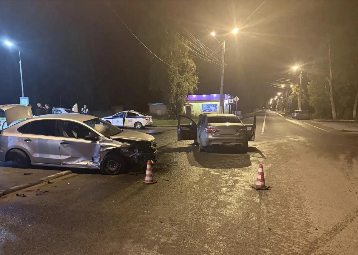 У АЗС на Громова в Твери столкнулись два автомобиля Фото: ГАИ