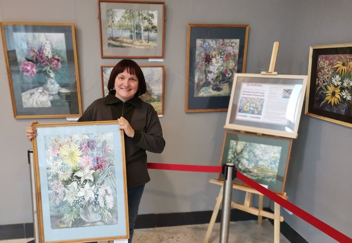 В Твери открылась выставка акварелей тверской художницы Светланы Конкиной Фото: ДК "Пролетарка"