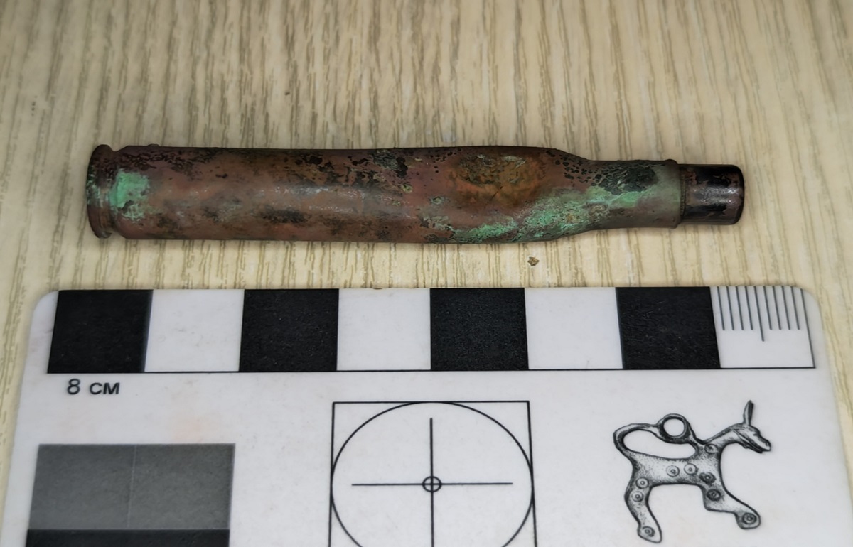 Поисковики нашли под Зубцовом гильзу-рукогрейку - новости Афанасий