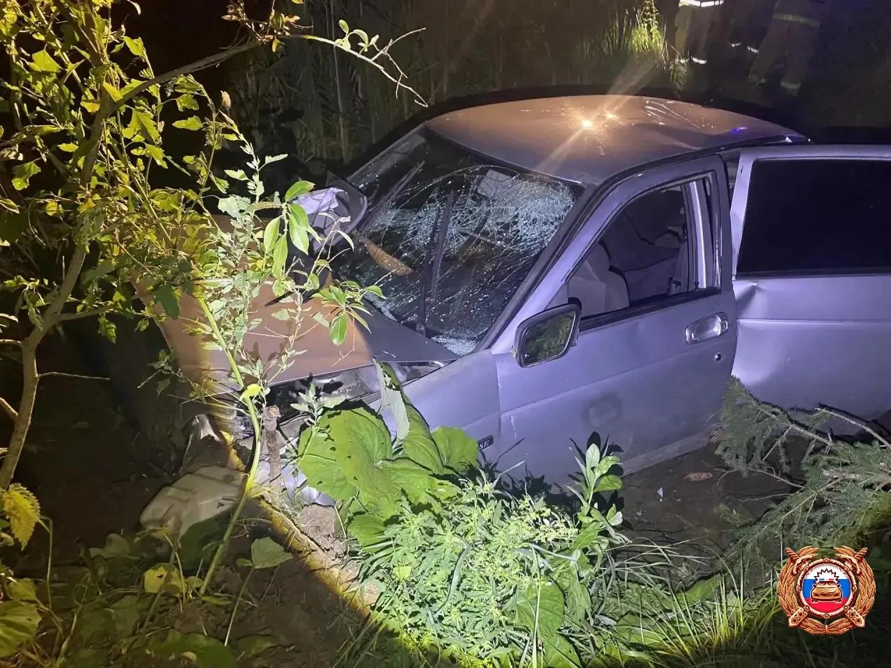 Водитель и три подростка пострадали в ночном ДТП в Тверской области Фото: ГАИ