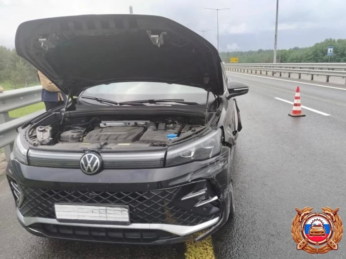 Два человека пострадали в ДТП на М11 в Тверской области Фото: ГАИ