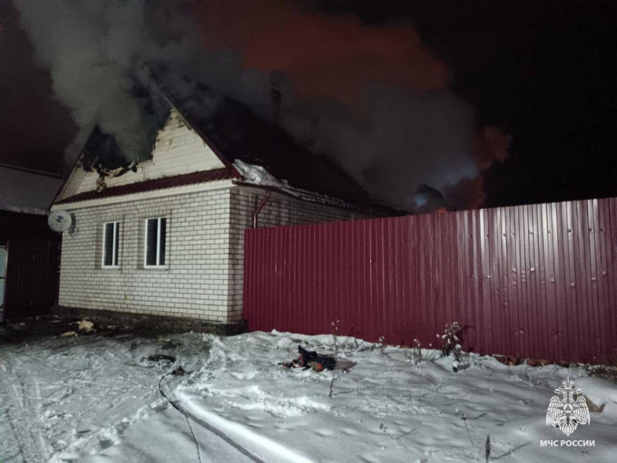 На пожаре в Торопце погиб мужчина Фото: МЧС