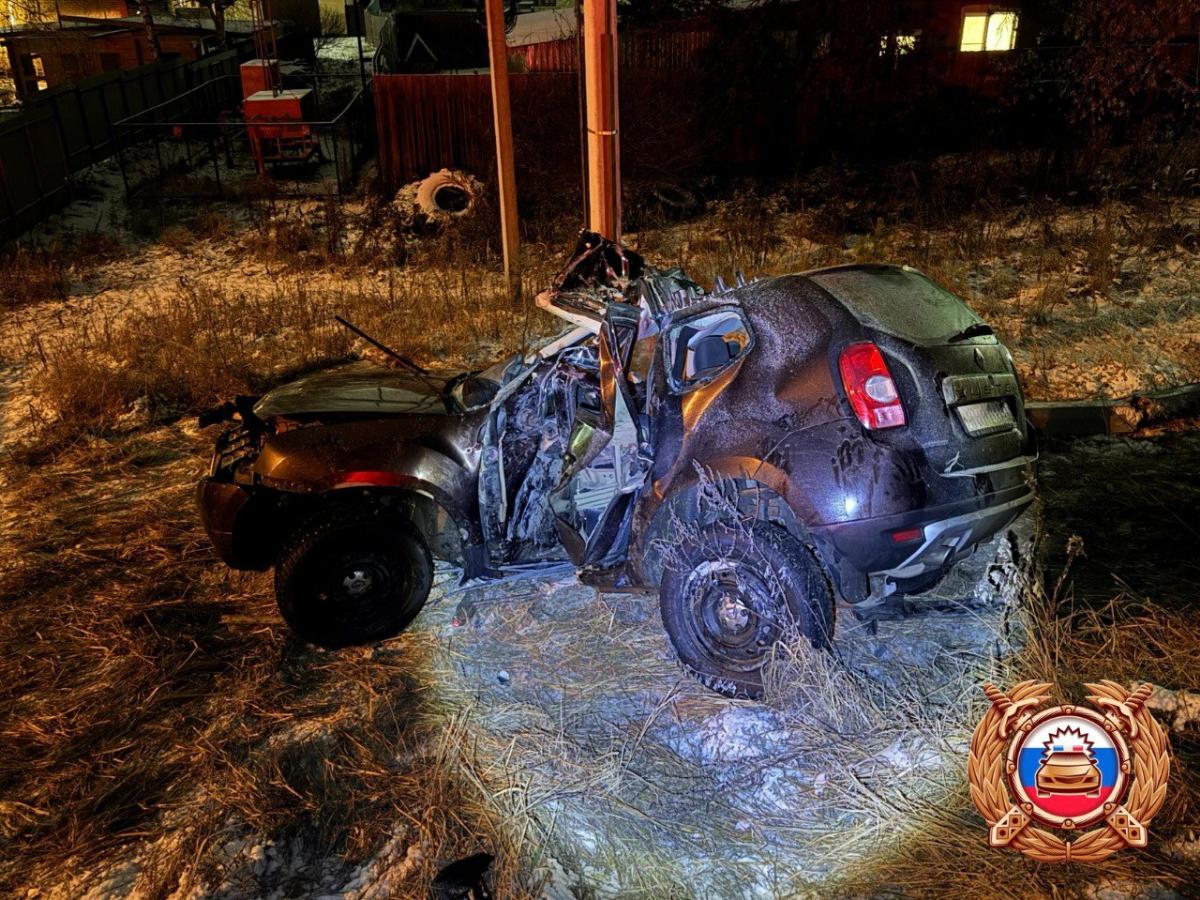 Водитель автомобиля погиб в ДТП под Тверью Фото: ГАИ, МЧС