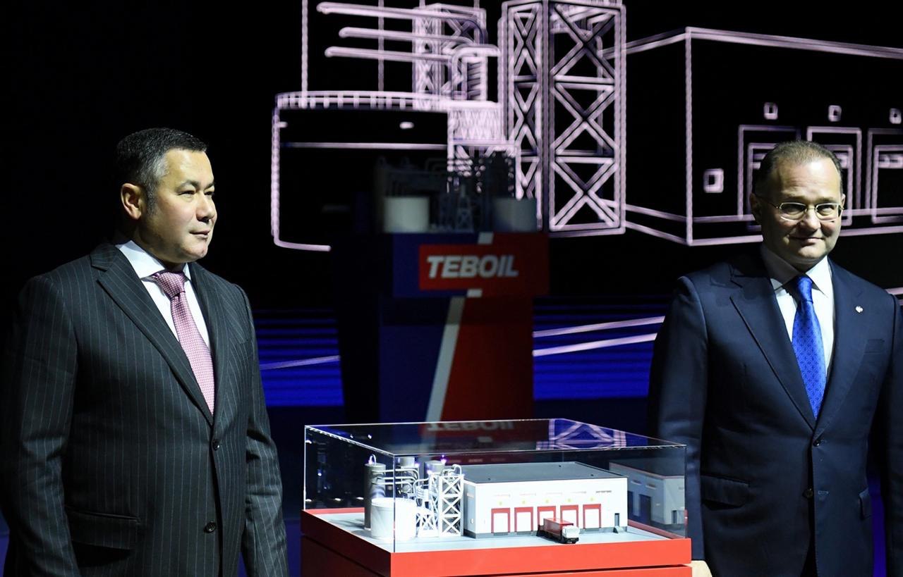 В Торжке открыли завод по выпуску смазочных материалов Фото предоставлено правительством Тверской области