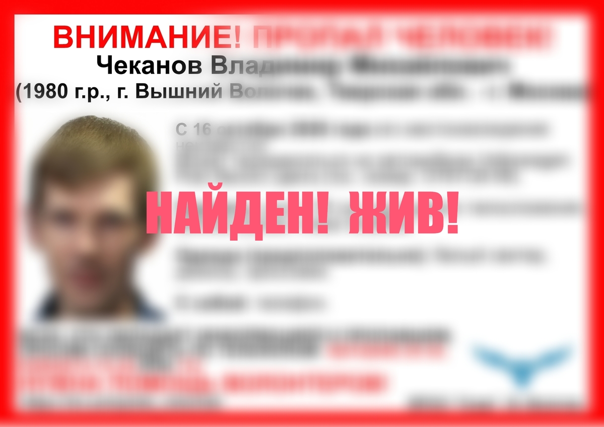 В Тверской области завершился поиск пропавшего мужчины Фото: ВПСО "Сова"
