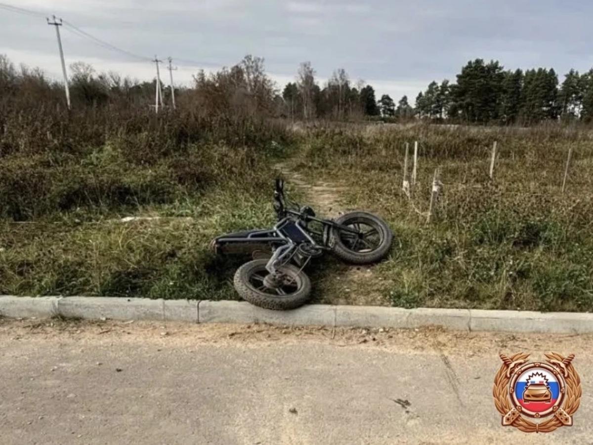 В Тверской области пострадал подросток на электровелосипеде Фото: ГАИ