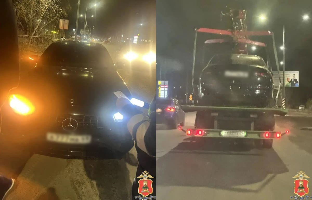 ГАИ в Твери задержан нарушитель, устроивший опасный дрифт в центре города Фото, видео: пресс-служба УМВД России по Тверской области