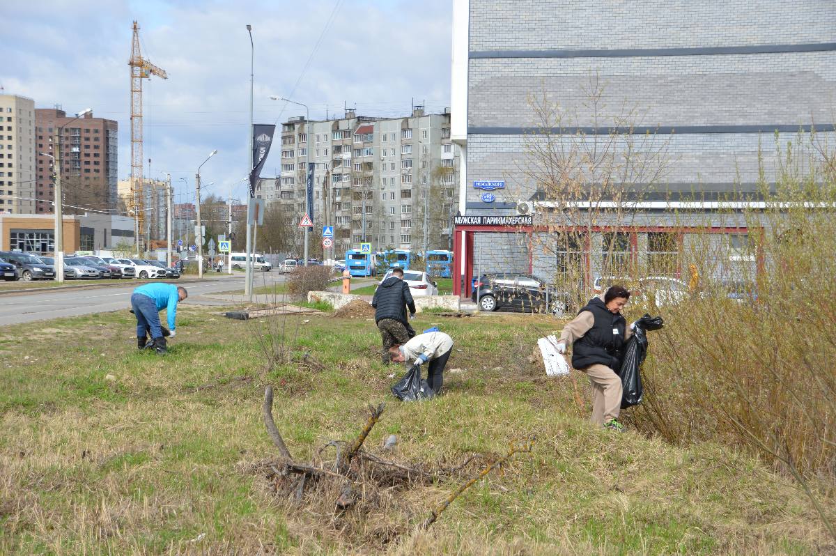 В Твери на первом субботнике собрали 220 кубометров мусора Фото: администрация Твери