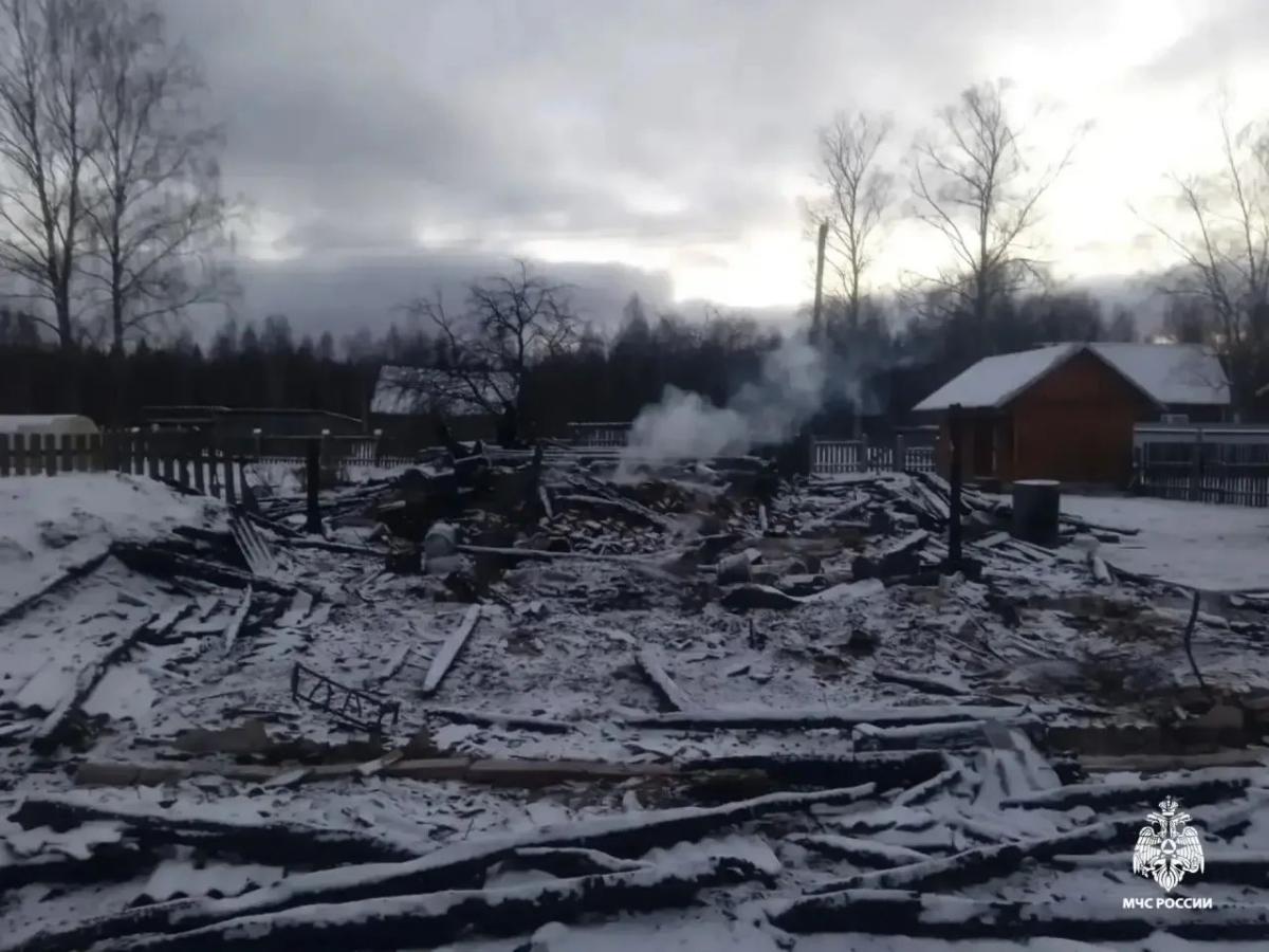 Названа предварительная причина пожара с погибшим в деревне Старицкого округа Фото: МЧС