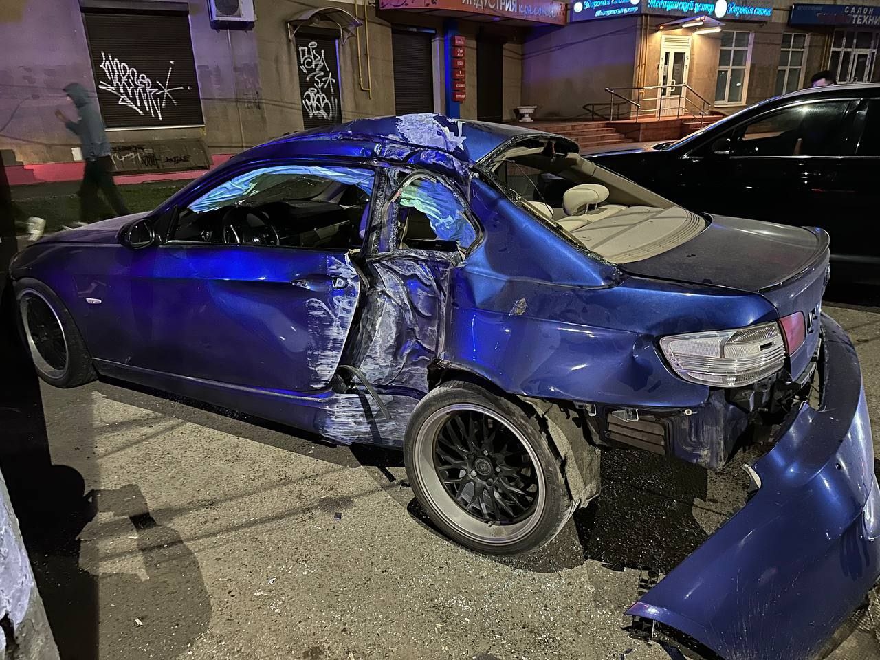 В ночном ДТП в Твери на Смоленском пострадал 21-летний пассажир Фото: Госавтоинспекция Твери