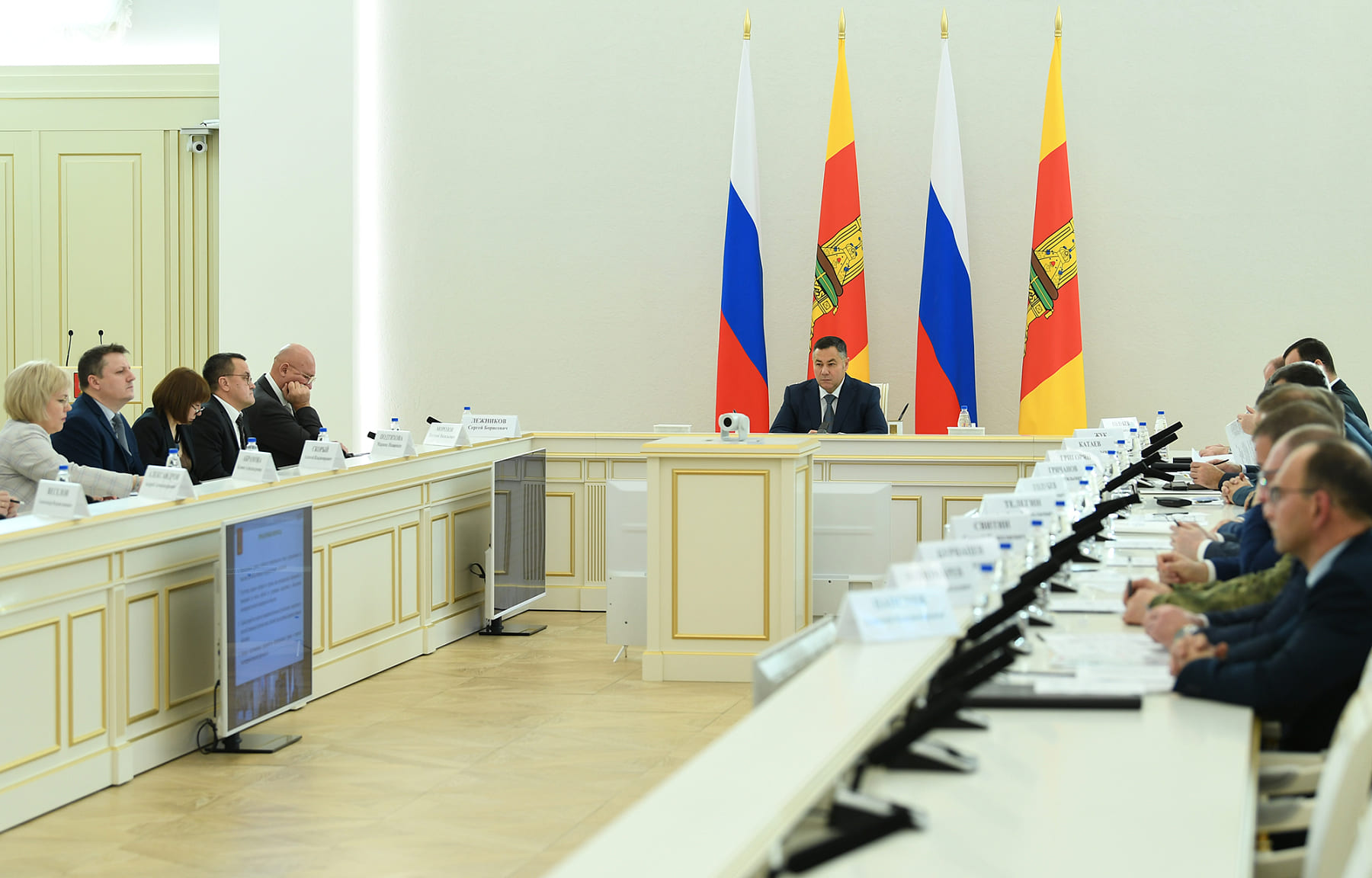 Губернатор Игорь Руденя провел заседание антитеррористической комиссии в Тверской области Фото: правительство Тверской области