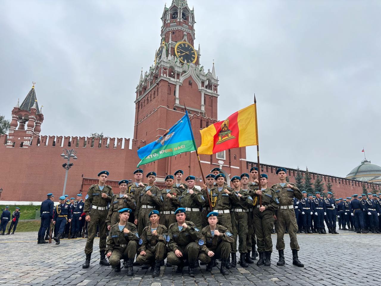 «Юные десантники» из Твери приняли участие в параде к 95-летию ВДВ Фото: ВПК ДПСириус