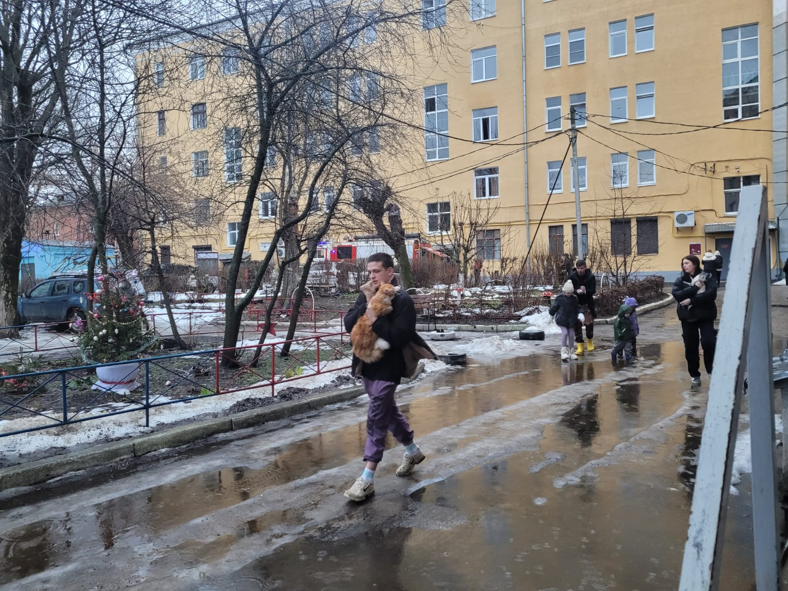 В Твери на Тверском проспекте произошел пожар в квартире Фото, видео: Игорь Ефимов