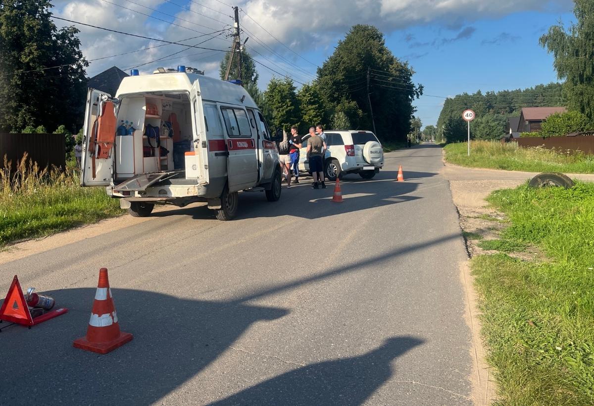 В Тверской области водитель сбил двух девочек на мотоцикле Фото: Госавтоинспекция города Кимры