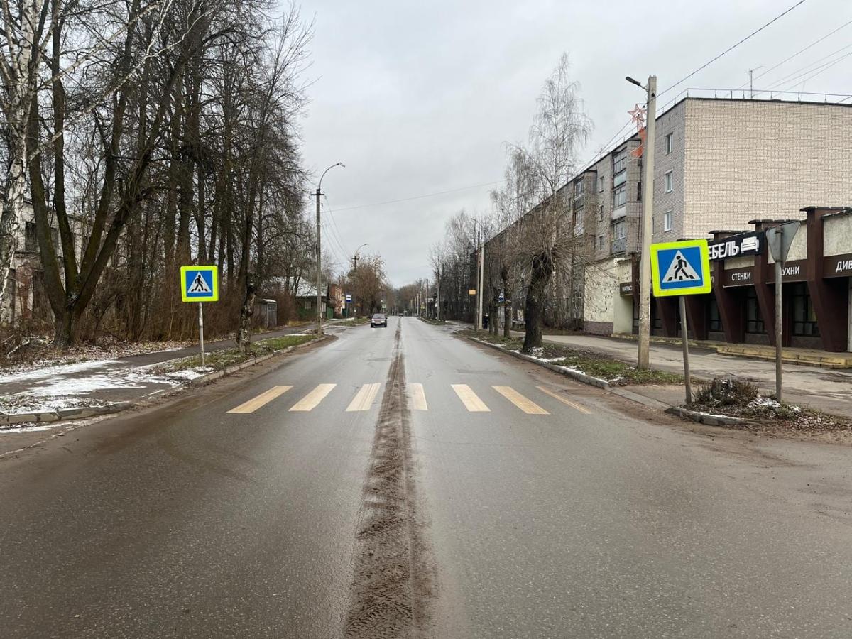 В Кимрах ищут свидетелей утреннего ДТП на улице Володарского Фото: Госавтоинспекция города Кимры