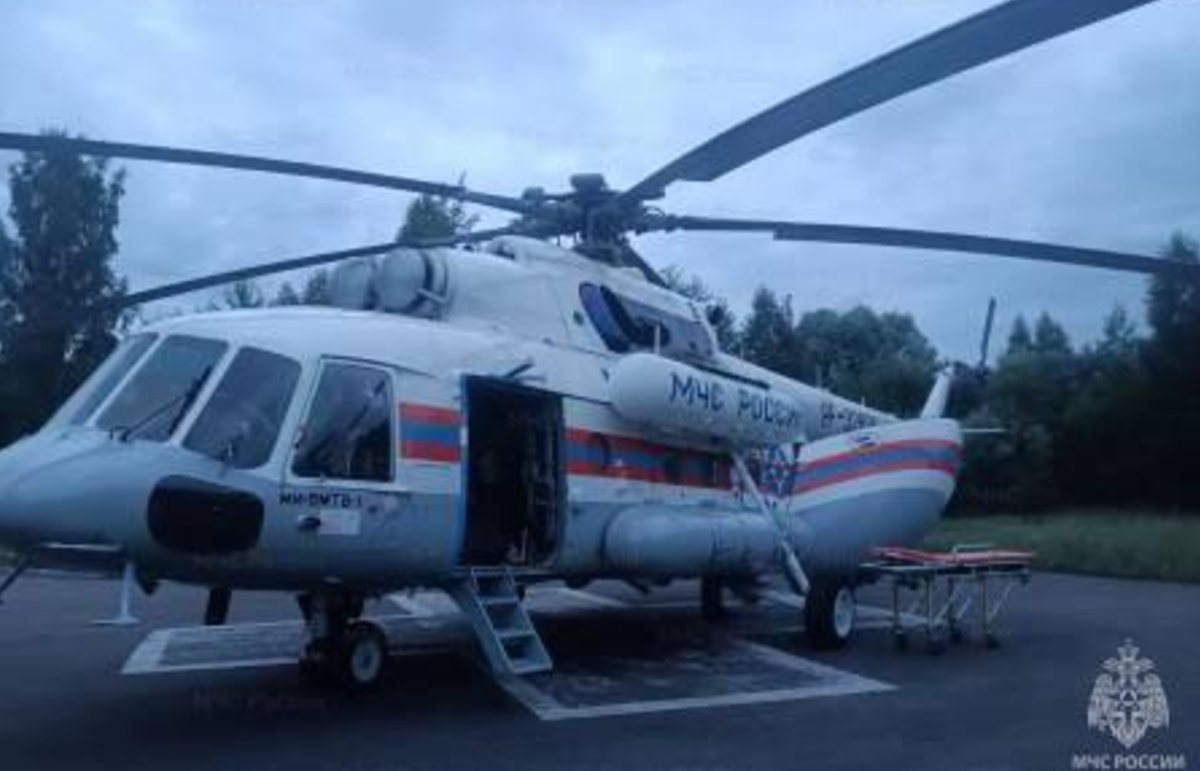 Вертолет МЧС доставил маленького пациента из Торопца в Тверь - новости Афанасий