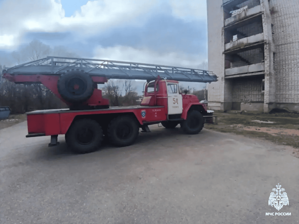 В Торопце на пожаре один человек спасен и пятеро эвакуированы Фото: ГУ МЧС России по Тверской области