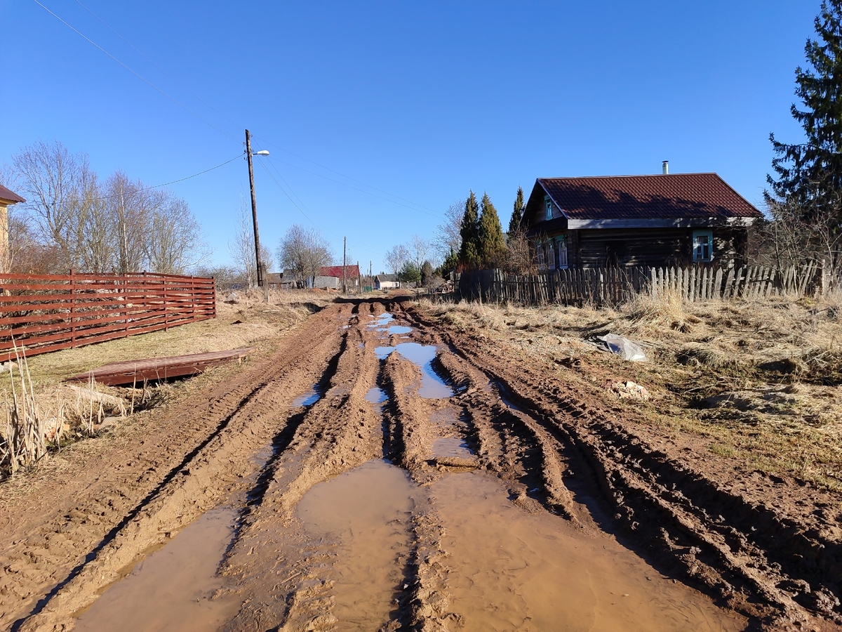 Жители деревни в Тверской области снова пожаловались Бастрыкину на плохую дорогу Фото: соцмедиа