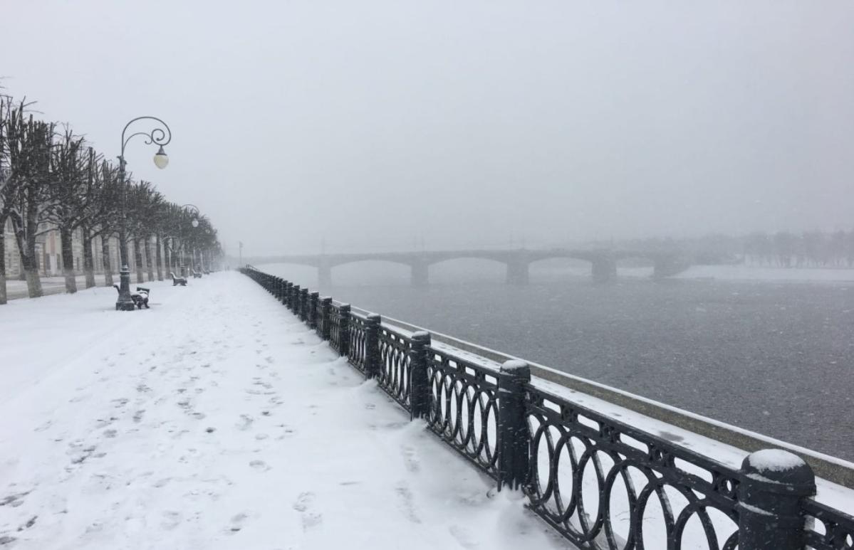 Сегодня в Твери снег, дождь и туман